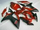 Rojo Negro Inyección Kit Carenado Suzuki GSXR 600 / 750 K6 2006-2007 Rojo Negro Inyección Kit Carenado Suzuki GSXR 600 / 750 K6 2006-2007