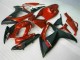 Rojo Negro Inyección Kit Carenado Suzuki GSXR 600 / 750 K6 2006-2007 Rojo Negro Inyección Kit Carenado Suzuki GSXR 600 / 750 K6 2006-2007
