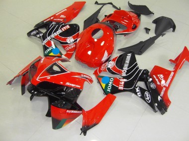 Rojo Negro Jomo Carenado Honda CBR 600 RR 2005-2006