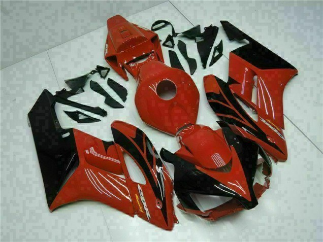 Rojo Negro Kit Carenado Inyección Honda CBR 1000 RR 2004-2005