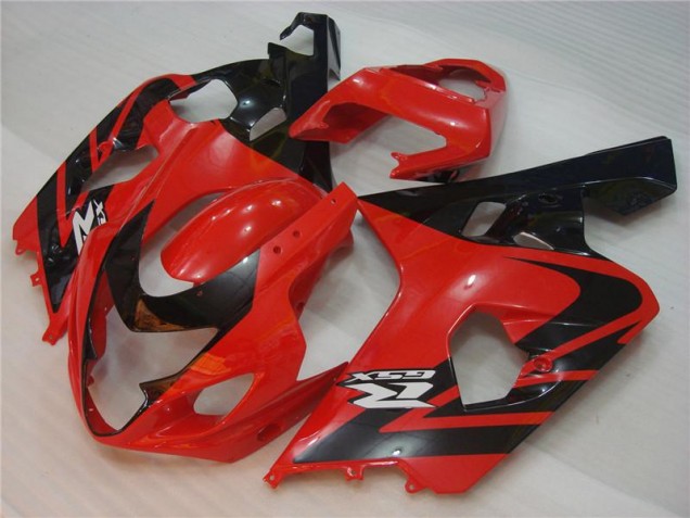 Rojo Negro Kit Carenado Inyección Suzuki GSXR 600 / 750 K4 2004-2005 Rojo Negro Kit Carenado Inyección Suzuki GSXR 600 / 750 K4 2004-2005