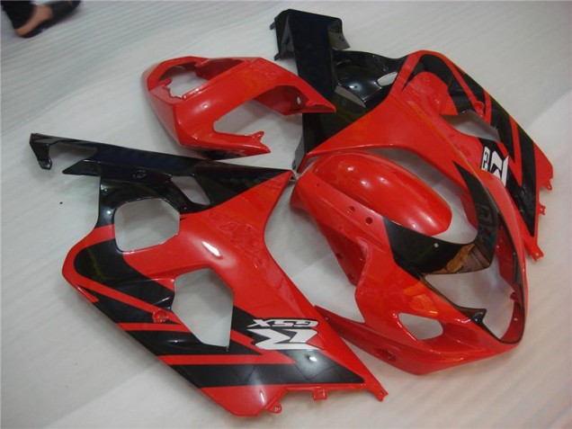 Rojo Negro Kit Carenado Inyección Suzuki GSXR 600 / 750 K4 2004-2005 Rojo Negro Kit Carenado Inyección Suzuki GSXR 600 / 750 K4 2004-2005
