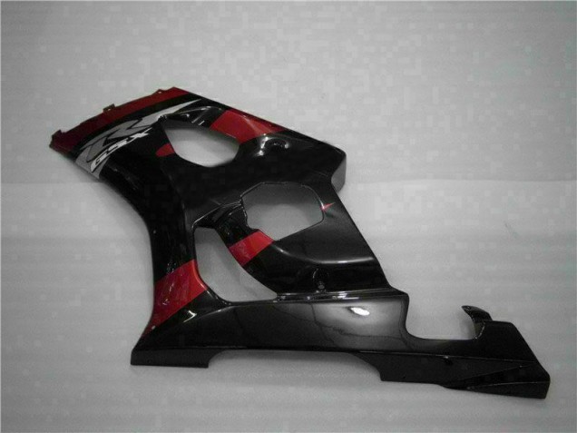 Rojo Negro Kit Carenado Suzuki GSXR 1000 K3 2003-2004