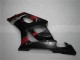 Rojo Negro Kit Carenado Suzuki GSXR 1000 K3 2003-2004