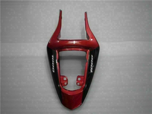 Rojo Negro Kit Carenado Suzuki GSXR 1000 K3 2003-2004
