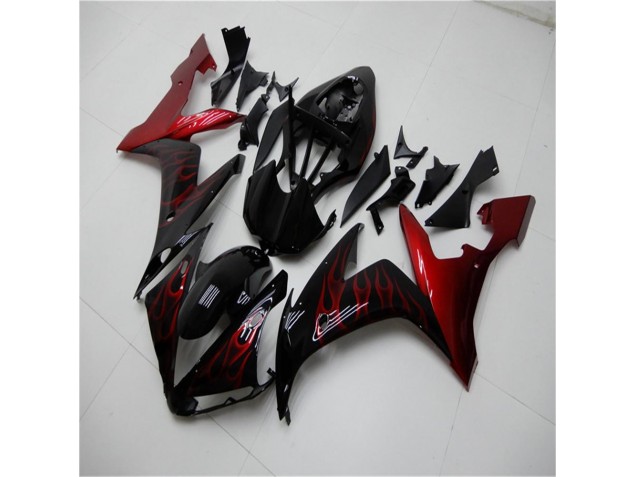 Rojo Negro Kit Completo Carenado Yamaha R1 2004-2006 Rojo Negro Kit Completo Carenado Yamaha R1 2004-2006