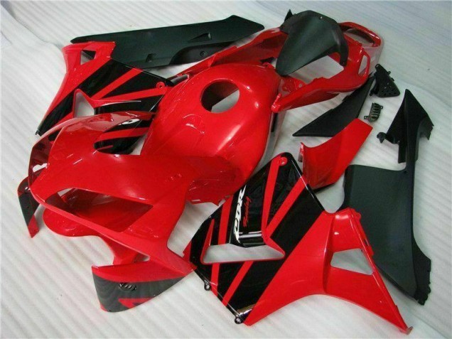 Rojo Negro Kits ABS Carenado Honda CBR 600 RR 2003-2004 Rojo Negro Kits ABS Carenado Honda CBR 600 RR 2003-2004