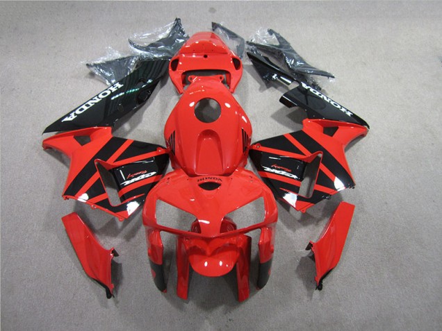 Rojo Negro Kits Completo Carenado Honda CBR 600 RR 2005-2006 Rojo Negro Kits Completo Carenado Honda CBR 600 RR 2005-2006