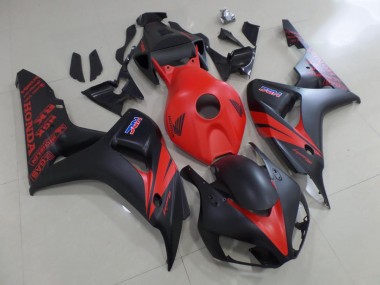 Rojo & Negro Mate Carenado Honda CBR 1000 RR 2006-2007