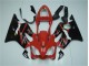 Rojo Negro Plástica Honda CBR 600 F4i 2001-2003 Rojo Negro Plástica Honda CBR 600 F4i 2001-2003