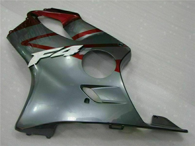 Rojo Plata Kits Completo Carenado ABS Honda CBR 600 F4i 2001-2003 Rojo Plata Kits Completo Carenado ABS Honda CBR 600 F4i 2001-2003