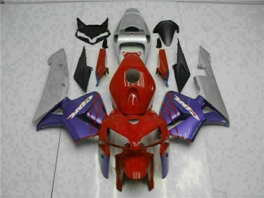 Rojo Púrpura Carenado Honda CBR 600 RR 2005-2006