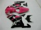 Rosa Negro Carenado Suzuki GSXR 600 / 750 K1 K2 K3 2001-2003 Rosa Negro Carenado Suzuki GSXR 600 / 750 K1 K2 K3 2001-2003