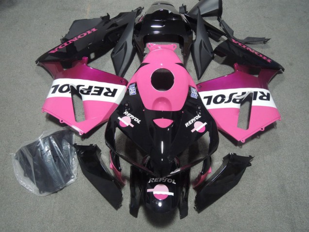 Rosa Negro Repsol Carenado Honda CBR 600 RR 2005-2006 Rosa Negro Repsol Carenado Honda CBR 600 RR 2005-2006