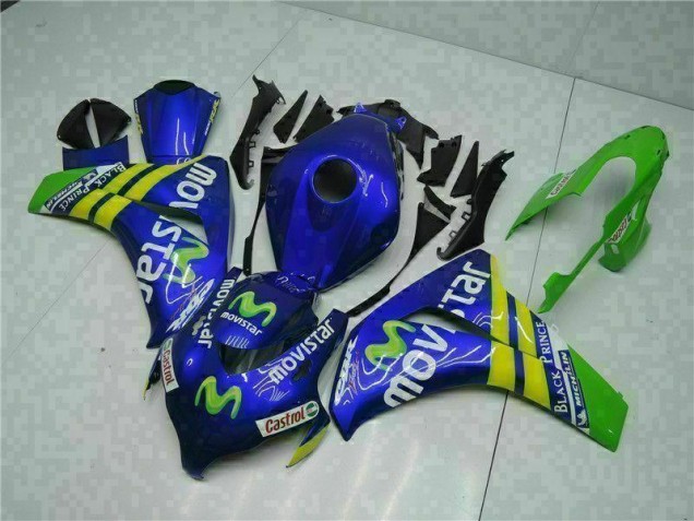 Verde Azul Carenado Honda CBR 1000 RR 2008-2011 Verde Azul Carenado Honda CBR 1000 RR 2008-2011