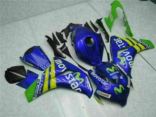 Verde Azul Carenado Honda CBR 1000 RR 2008-2011 Verde Azul Carenado Honda CBR 1000 RR 2008-2011