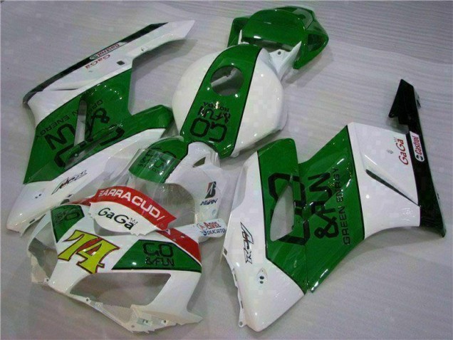 Verde Blanco Carenado Honda CBR 1000 RR 2004-2005