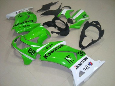 Verde & Blanco Carenado Kawasaki ZX 250R 2008-2012