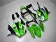 Verde Blanco Negro Carenado Kawasaki ZX6R 2000-2002 Verde Blanco Negro Carenado Kawasaki ZX6R 2000-2002