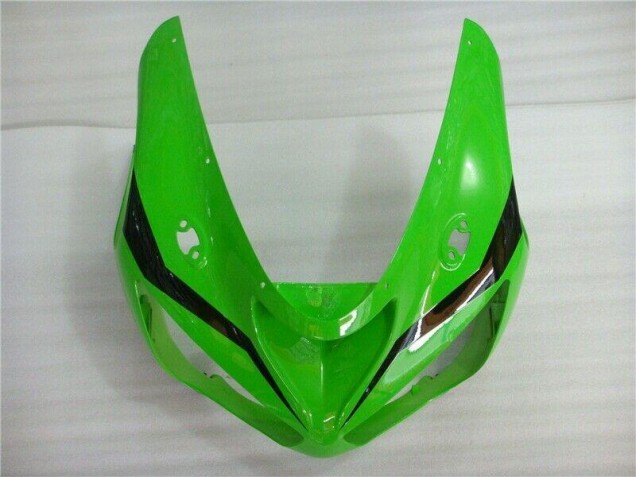 Verde Blanco Negro Carenado Kawasaki ZX6R 2005-2006 Verde Blanco Negro Carenado Kawasaki ZX6R 2005-2006