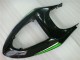 Verde Blanco Negro Carenado Kawasaki ZX6R 2005-2006 Verde Blanco Negro Carenado Kawasaki ZX6R 2005-2006