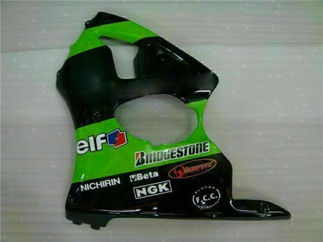 Verde Carenado & Plástico Kawasaki ZX6R 2000-2002 Verde Carenado & Plástico Kawasaki ZX6R 2000-2002