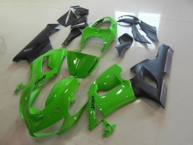 Verde Carenado & Plástico Kawasaki ZX6R 2005-2006