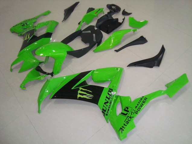 Verde Monster ABS Plástica Kawasaki ZX10R 2008-2010 Verde Monster ABS Plástica Kawasaki ZX10R 2008-2010