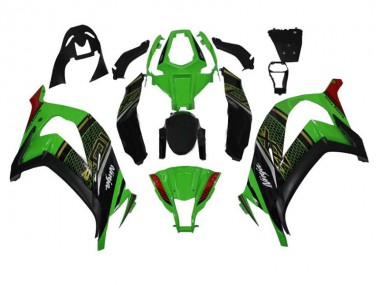 Verde Negro ABS Plástica Kawasaki ZX10R 2011-2015