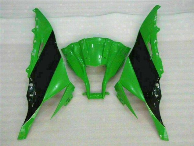 Verde Negro ABS Plástico Kawasaki ZX10R 2011-2015 Verde Negro ABS Plástico Kawasaki ZX10R 2011-2015