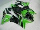 Verde Negro ABS Plástico Kawasaki ZX6R 2009-2012 Verde Negro ABS Plástico Kawasaki ZX6R 2009-2012