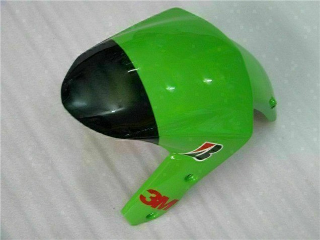 Verde Negro ABS Plástico Kawasaki ZX6R 2009-2012 Verde Negro ABS Plástico Kawasaki ZX6R 2009-2012
