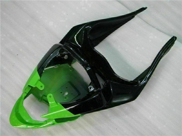 Verde Negro ABS Plástico Kawasaki ZX6R 2009-2012 Verde Negro ABS Plástico Kawasaki ZX6R 2009-2012