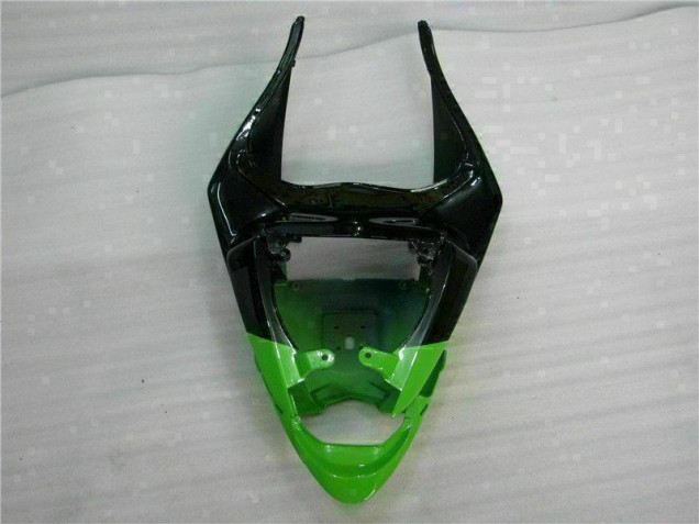 Verde Negro ABS Plástico Kawasaki ZX6R 2009-2012 Verde Negro ABS Plástico Kawasaki ZX6R 2009-2012