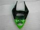 Verde Negro ABS Plástico Kawasaki ZX6R 2009-2012 Verde Negro ABS Plástico Kawasaki ZX6R 2009-2012