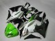 Verde Negro Blanco 25 Carenado Kawasaki ZX6R 2009-2012 Verde Negro Blanco 25 Carenado Kawasaki ZX6R 2009-2012