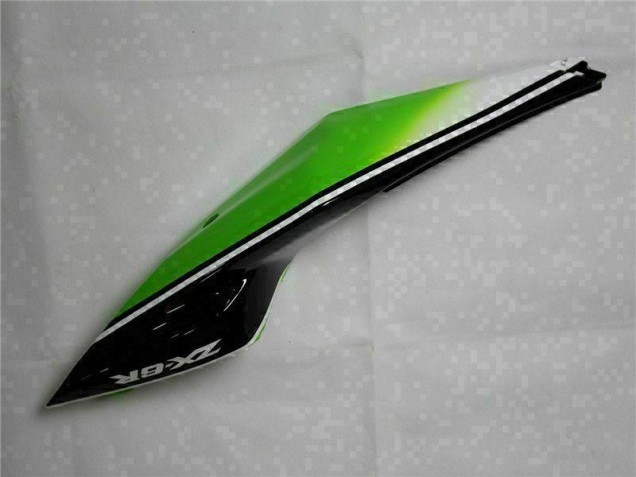 Verde Negro Blanco 25 Carenado Kawasaki ZX6R 2009-2012 Verde Negro Blanco 25 Carenado Kawasaki ZX6R 2009-2012