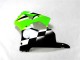 Verde Negro Blanco Kits ABS Carenado Kawasaki ZX6R 2000-2002 Verde Negro Blanco Kits ABS Carenado Kawasaki ZX6R 2000-2002