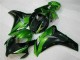 Verde Negro Carenado Honda CBR 1000 RR 2008-2011 Verde Negro Carenado Honda CBR 1000 RR 2008-2011
