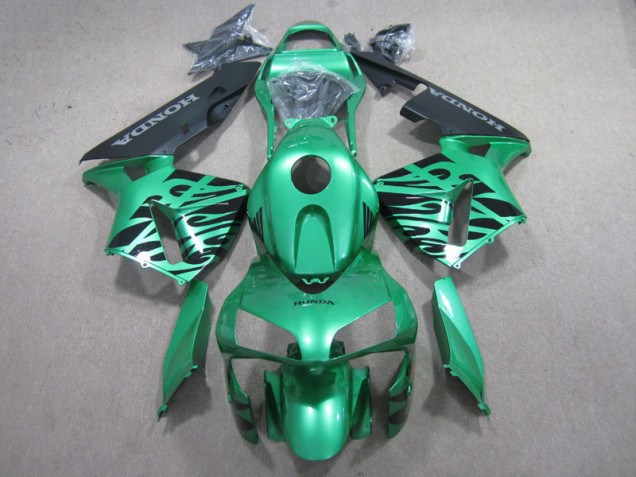 Verde Negro Carenado Honda CBR 600 RR 2003-2004