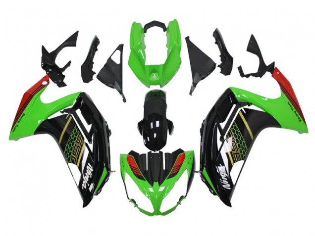 Verde Negro Carenado Kawasaki EX650 2012-2016