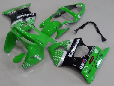 Verde Negro Carenado Kawasaki ZX6R 1998-1999