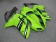 Verde Negro Carenado & Plástico Kawasaki ZX6R 2007-2008 Verde Negro Carenado & Plástico Kawasaki ZX6R 2007-2008