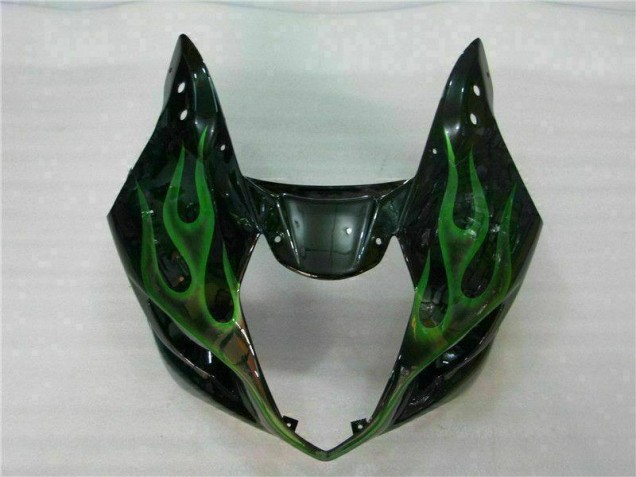 Verde Negro Carenado Suzuki GSXR 1000 K3 2003-2004 Verde Negro Carenado Suzuki GSXR 1000 K3 2003-2004