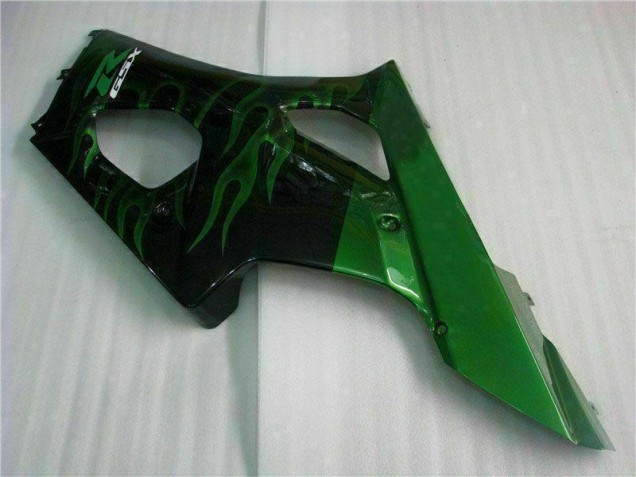 Verde Negro Carenado Suzuki GSXR 1000 K3 2003-2004 Verde Negro Carenado Suzuki GSXR 1000 K3 2003-2004