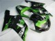 Verde Negro Carenado Suzuki GSXR 600 / 750 K1 K2 K3 2001-2003 Verde Negro Carenado Suzuki GSXR 600 / 750 K1 K2 K3 2001-2003