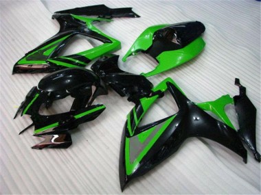 Verde Negro Carenado Suzuki GSXR 600 / 750 K6 2006-2007