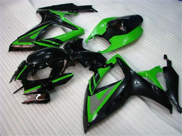 Verde Negro Carenado Suzuki GSXR 600 / 750 K6 2006-2007