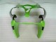 Verde Negro Inyección Kit Carenado Kawasaki ZX6R 2000-2002 Verde Negro Inyección Kit Carenado Kawasaki ZX6R 2000-2002