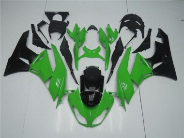 Verde Negro Kit Carenado ABS Completo Kawasaki ZX6R 2009-2012